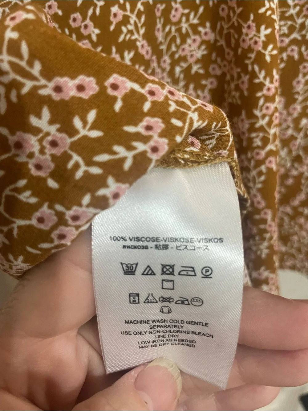 Free People Floral Wrap Autumn BOHO Blouse with Tie Waist NWOT